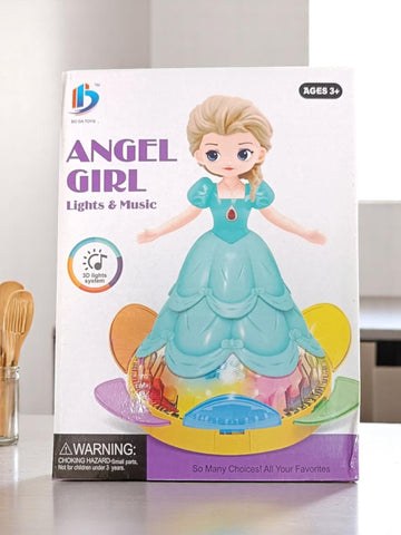 Light Music Angel Girl Elsa Toy