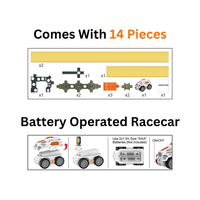 14Pcs DIY Kids Magnetic Flexible Car Track Set