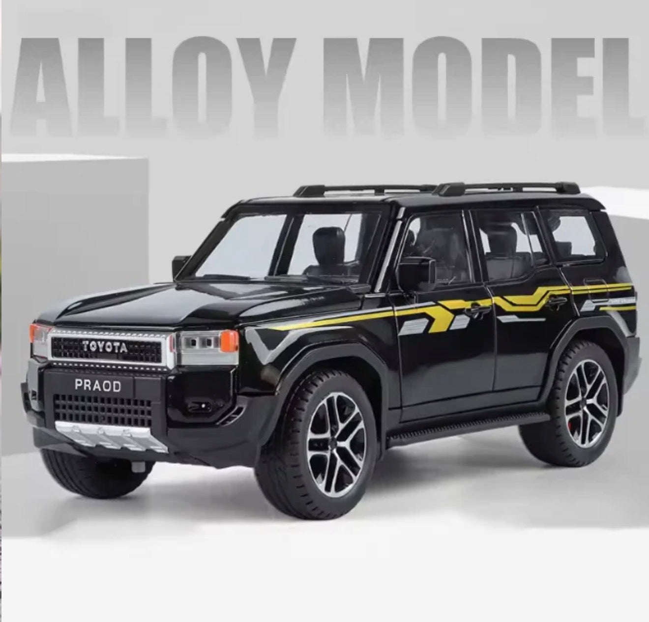 1:24 Diecast Toyota Land Cruiser Prado LC250 Model Car