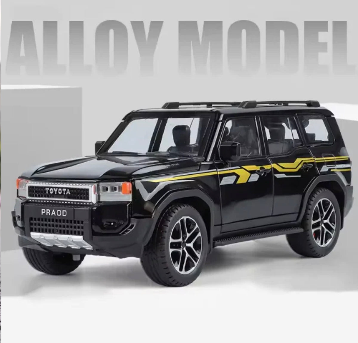 1:24 Diecast Toyota Land Cruiser Prado LC250 Model Car