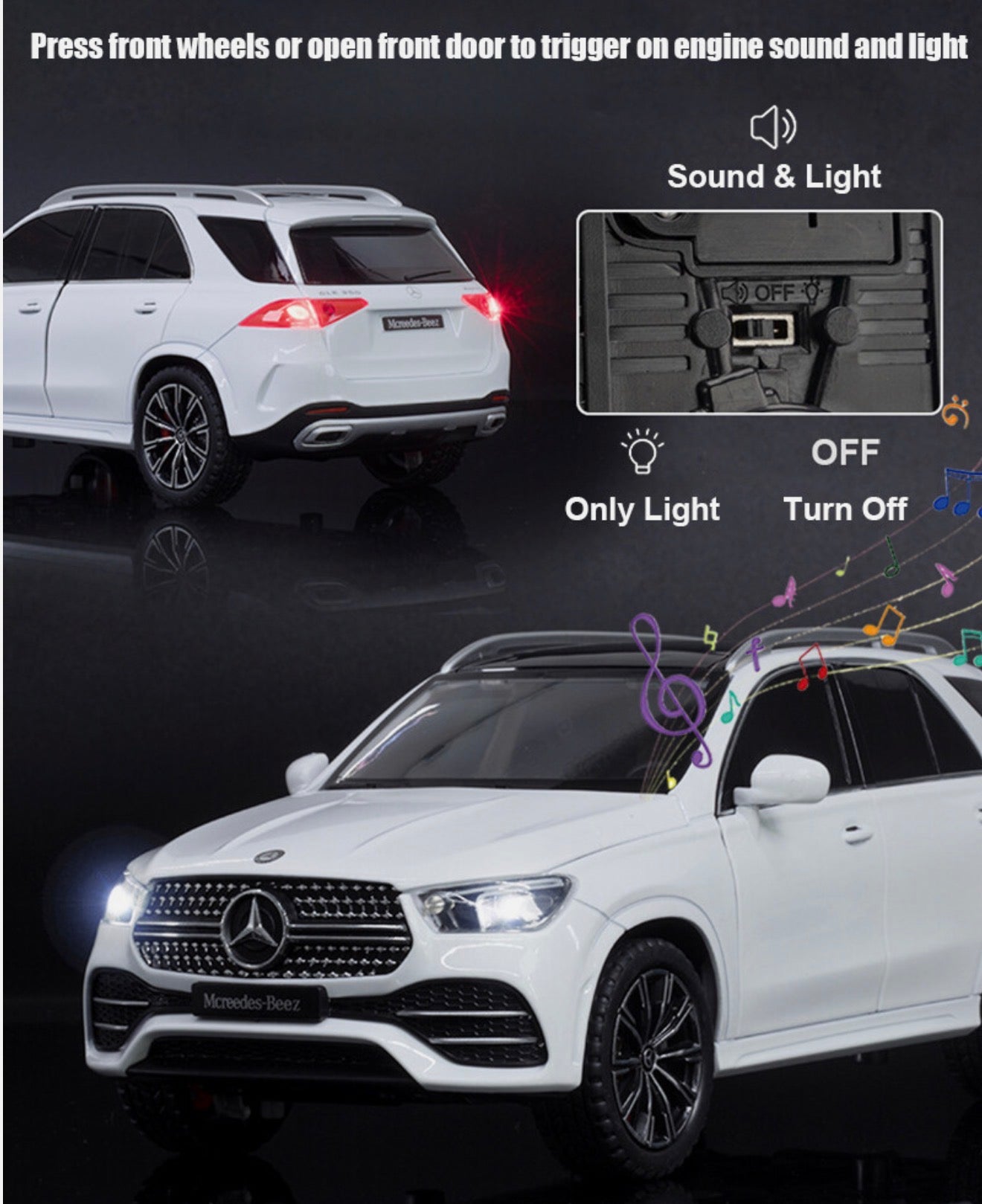 Mercedes-Benz GLE 350 Diecast Model – Light & Sound Collector’s Toy