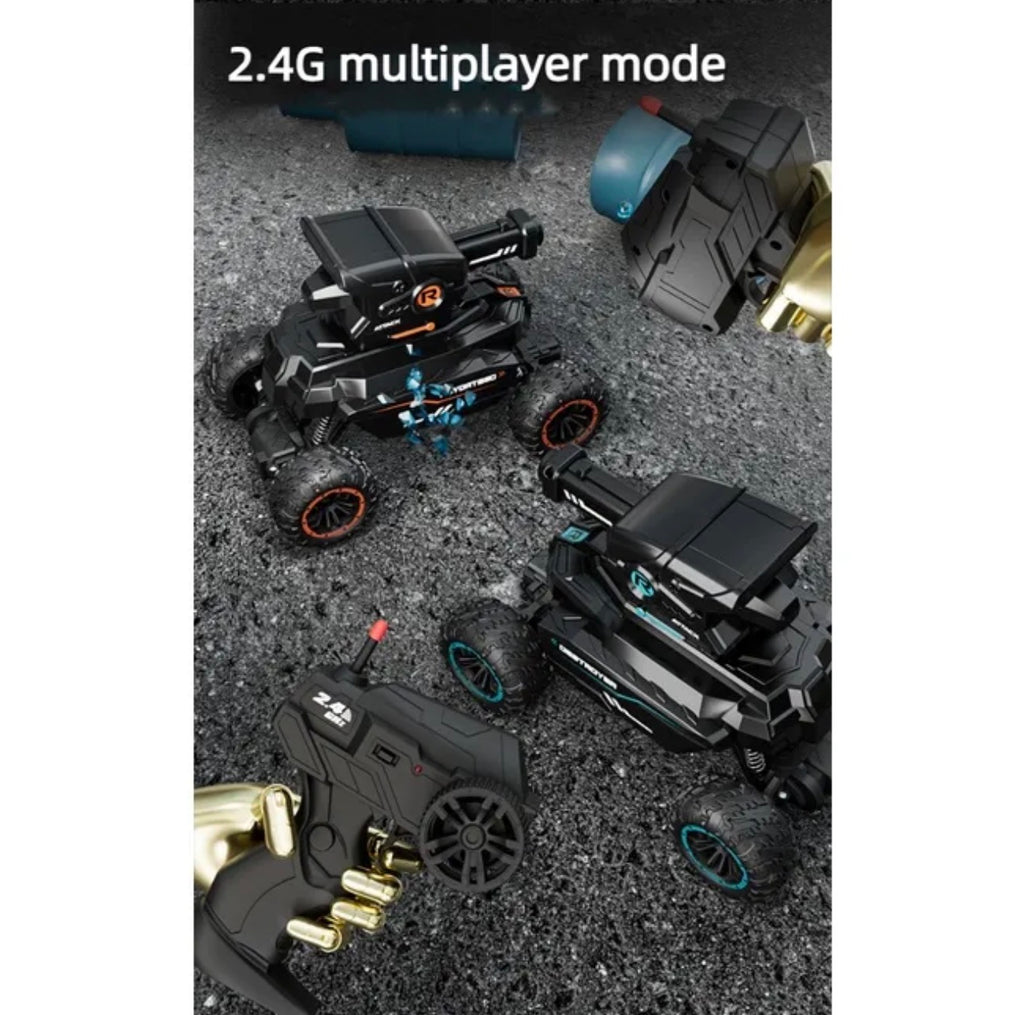 RC Bubble Ball Shooting Climbing Vehicle | 4-Function Remote Control Toy