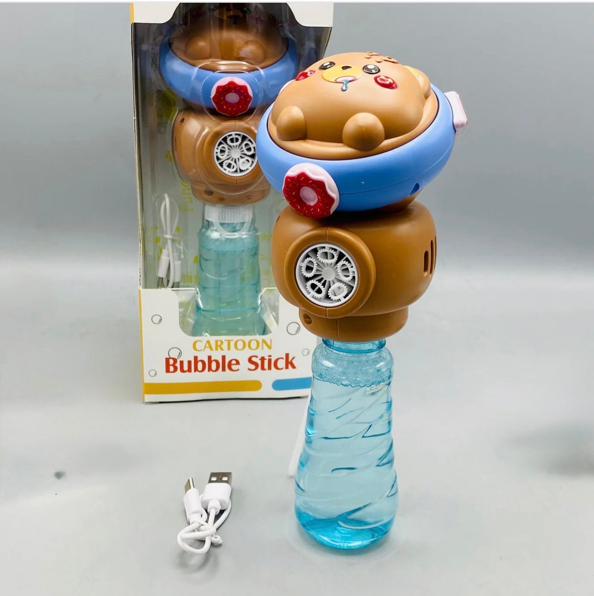 Magic Bear Bubble Maker – Colorful LED Bubbles for Kids