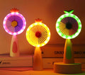 Colorful  Handheld Portable Desk Mini Fan | Toy for Kids with Light
