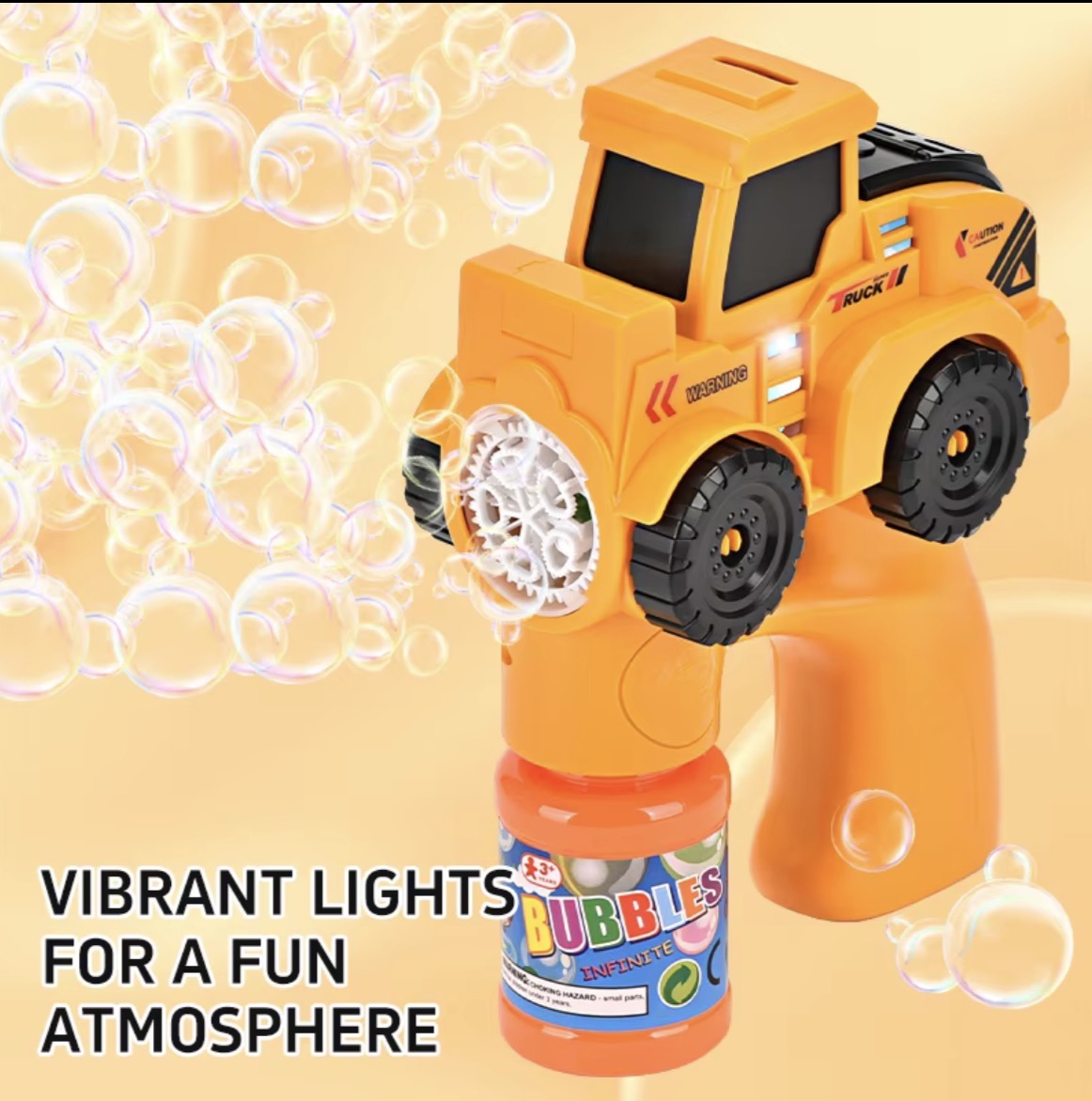 Electric Bubble Gun Truck Toy | Outdoor Play Bubble Blaster for Kids