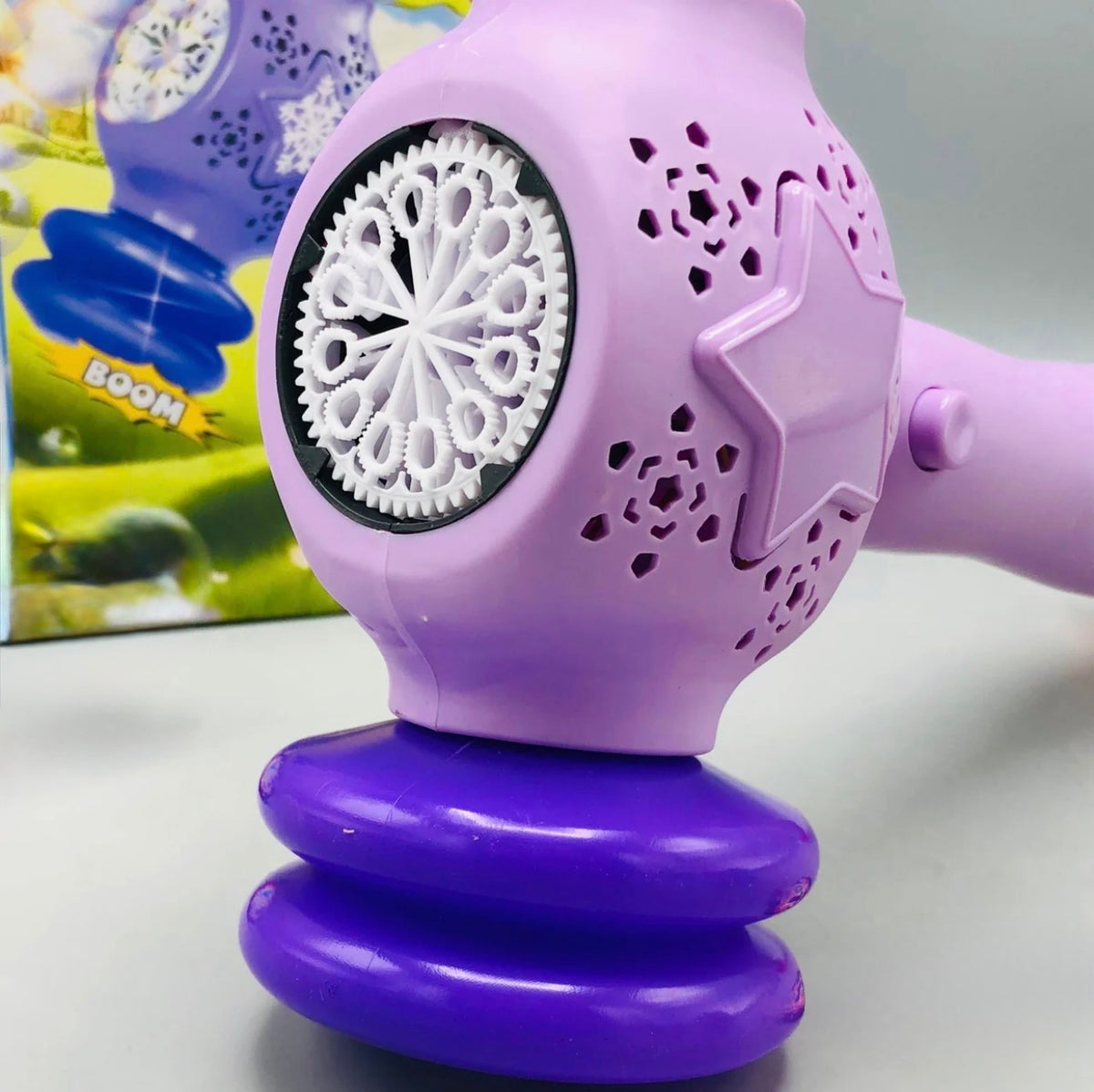 Unicorn Hammer Bubble Stick Toy | 12-Hole Colorful Bubble Blower for Kids