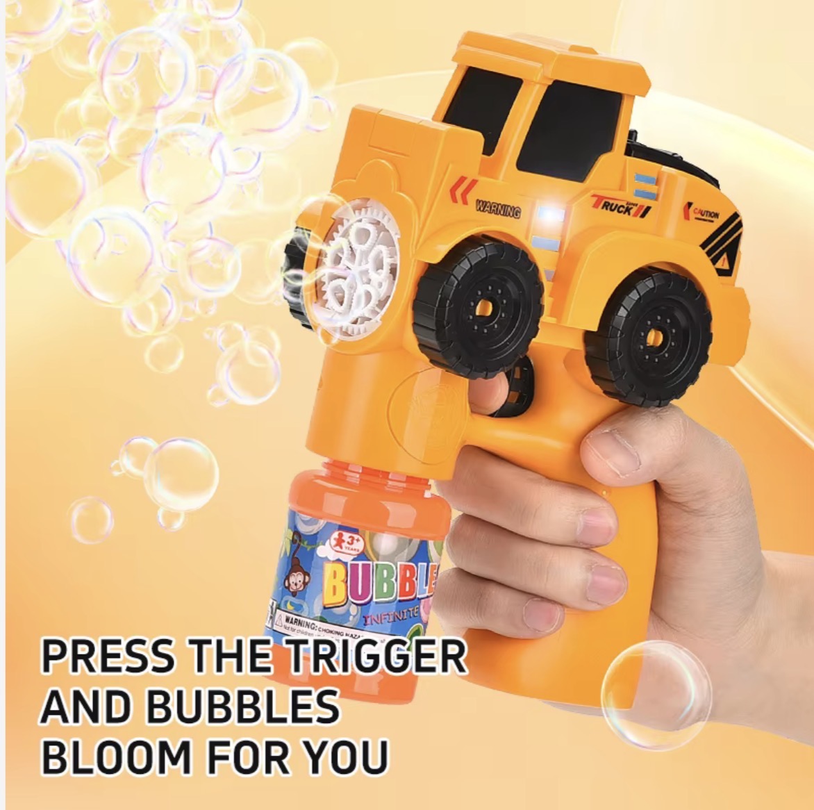 Electric Bubble Gun Truck Toy | Outdoor Play Bubble Blaster for Kids