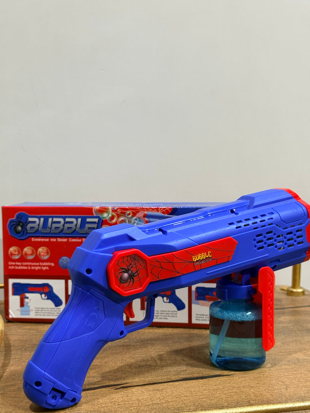 Spider Bubble Gun – 10-Hole High-Pressure Bubble Toy for Kids