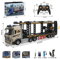 1:24 RC 2.4GHz Diecast Double-Layer Cargo Truck – Remote Control Large Truck Toy