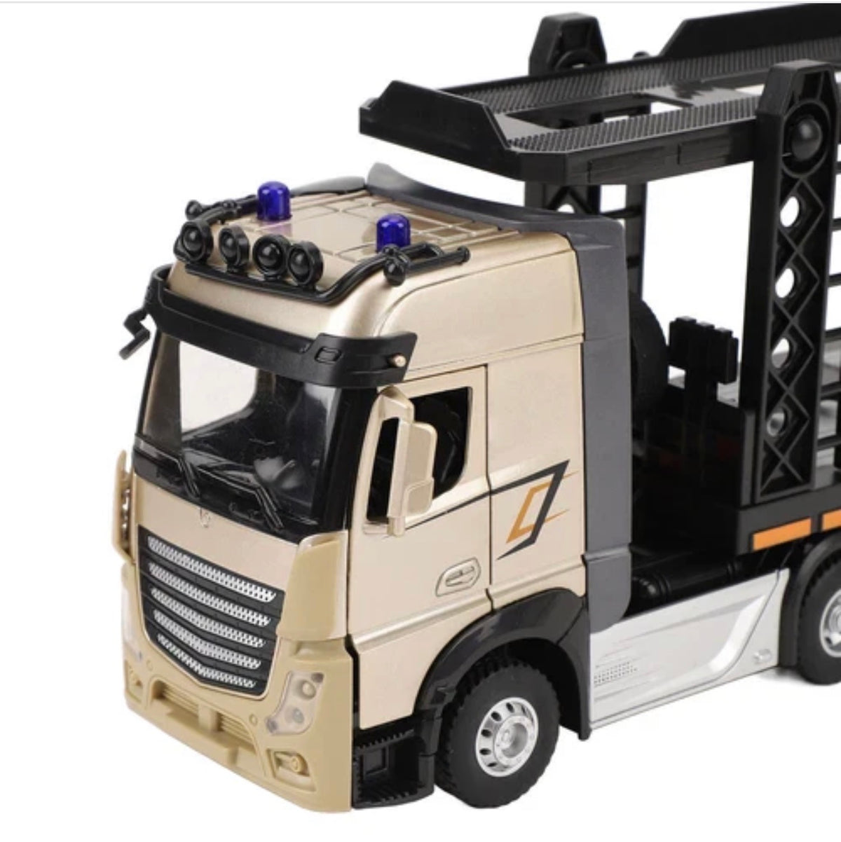 1:24 RC 2.4GHz Diecast Double-Layer Cargo Truck – Remote Control Large Truck Toy
