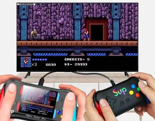 PORTABLE HANDHELD BRICK JOYSTICK CONSOLE GAME X7M