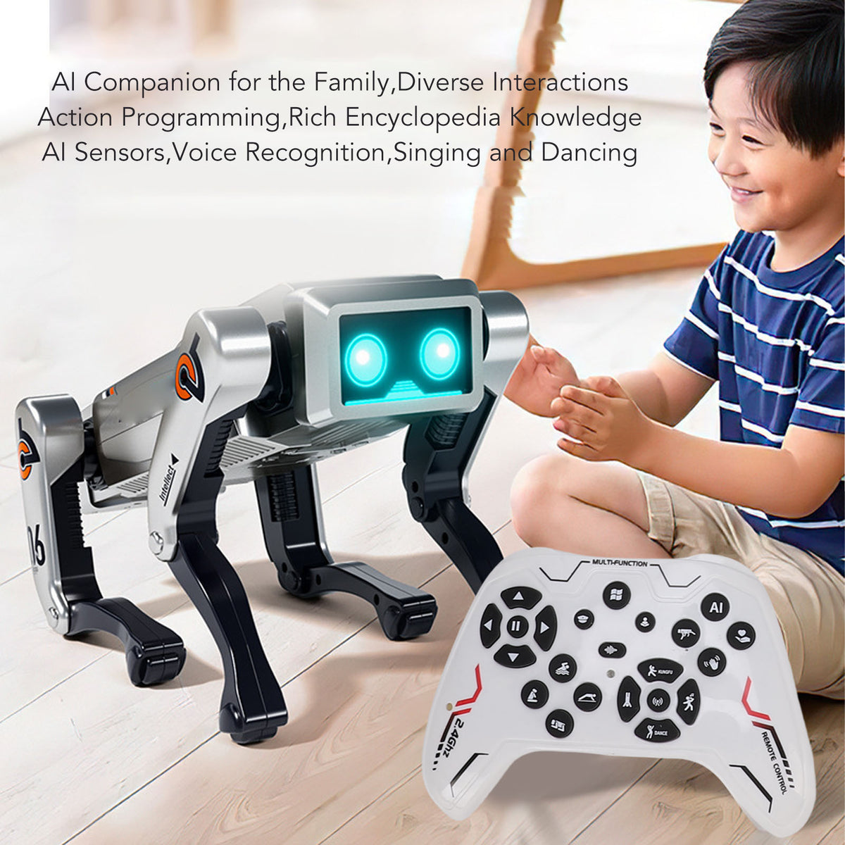 Programmable Quadruped Robot Voice Control