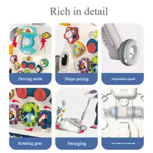 6-in-1 Multifunctional Educational Musical Baby Walke