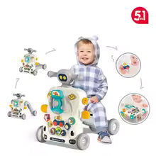 6-in-1 Multifunctional Educational Musical Baby Walke