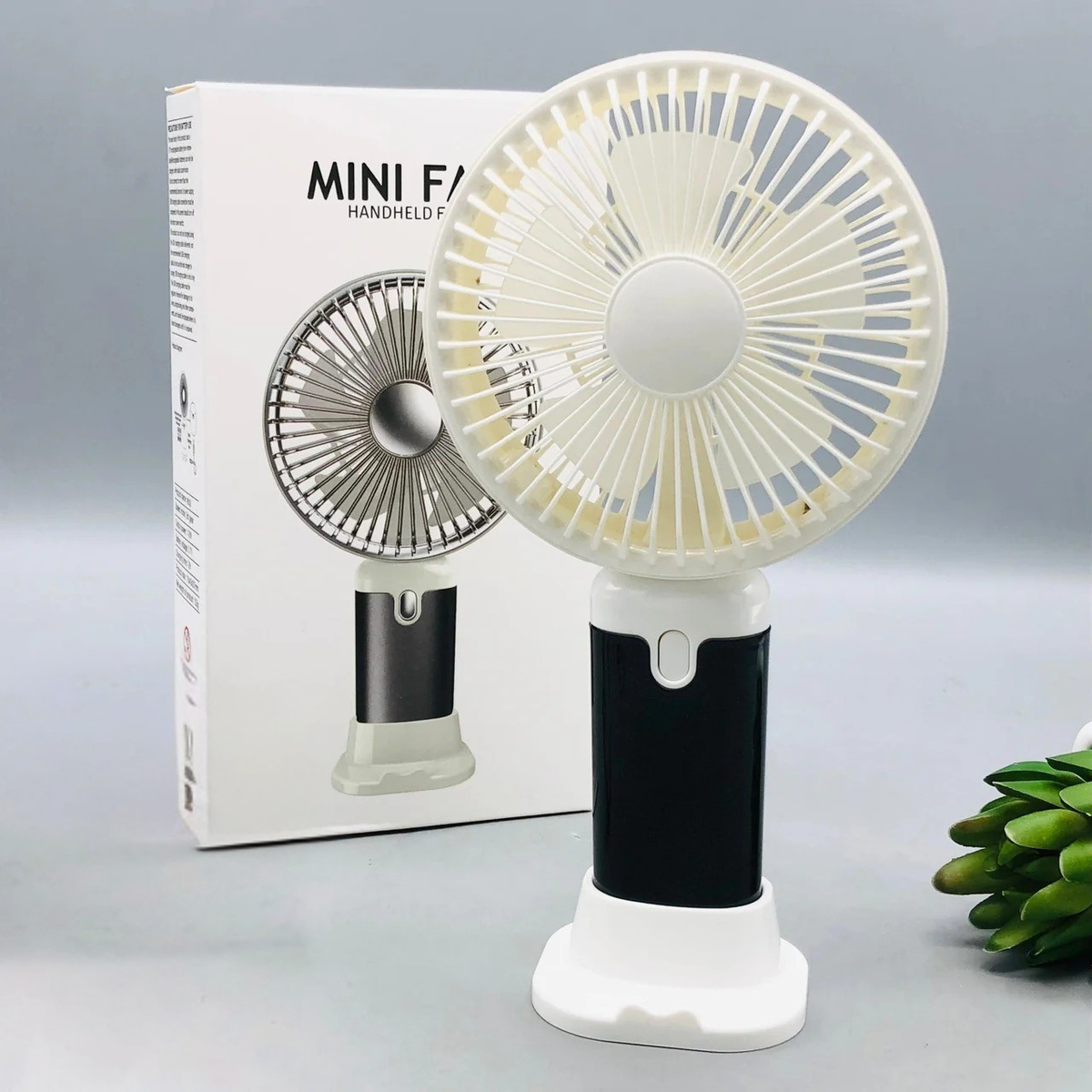Rechargeable Tabletop & Handheld Summer Cooling Fan