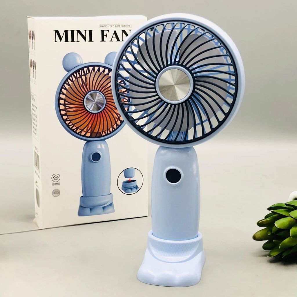 8" Rechargeable Tabletop & Handheld Summer Cooling Fan