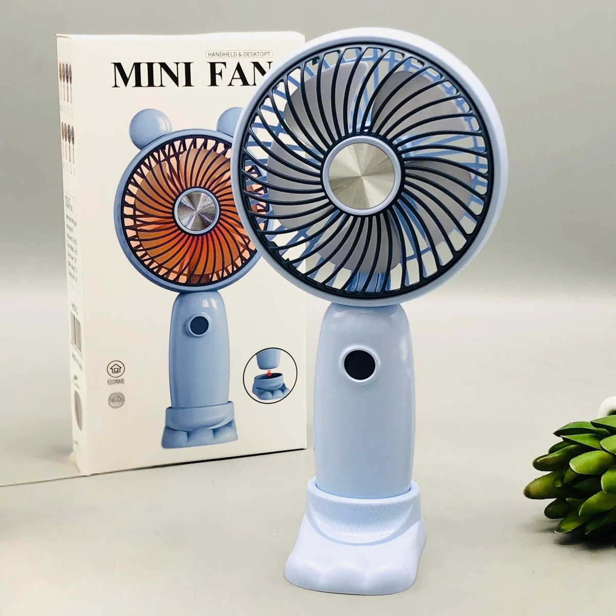 8" Rechargeable Tabletop & Handheld Summer Cooling Fan