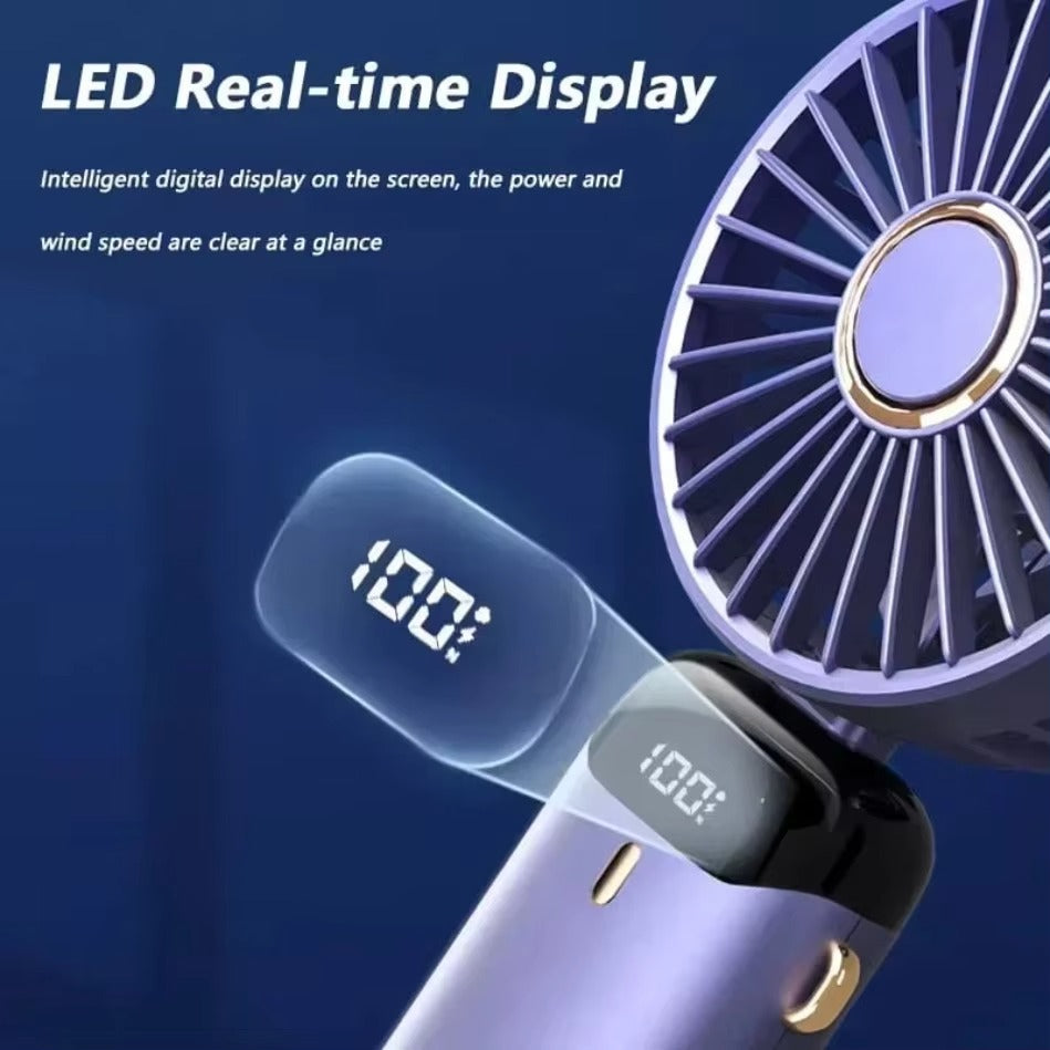 Handheld Mini Fan Foldable Portable