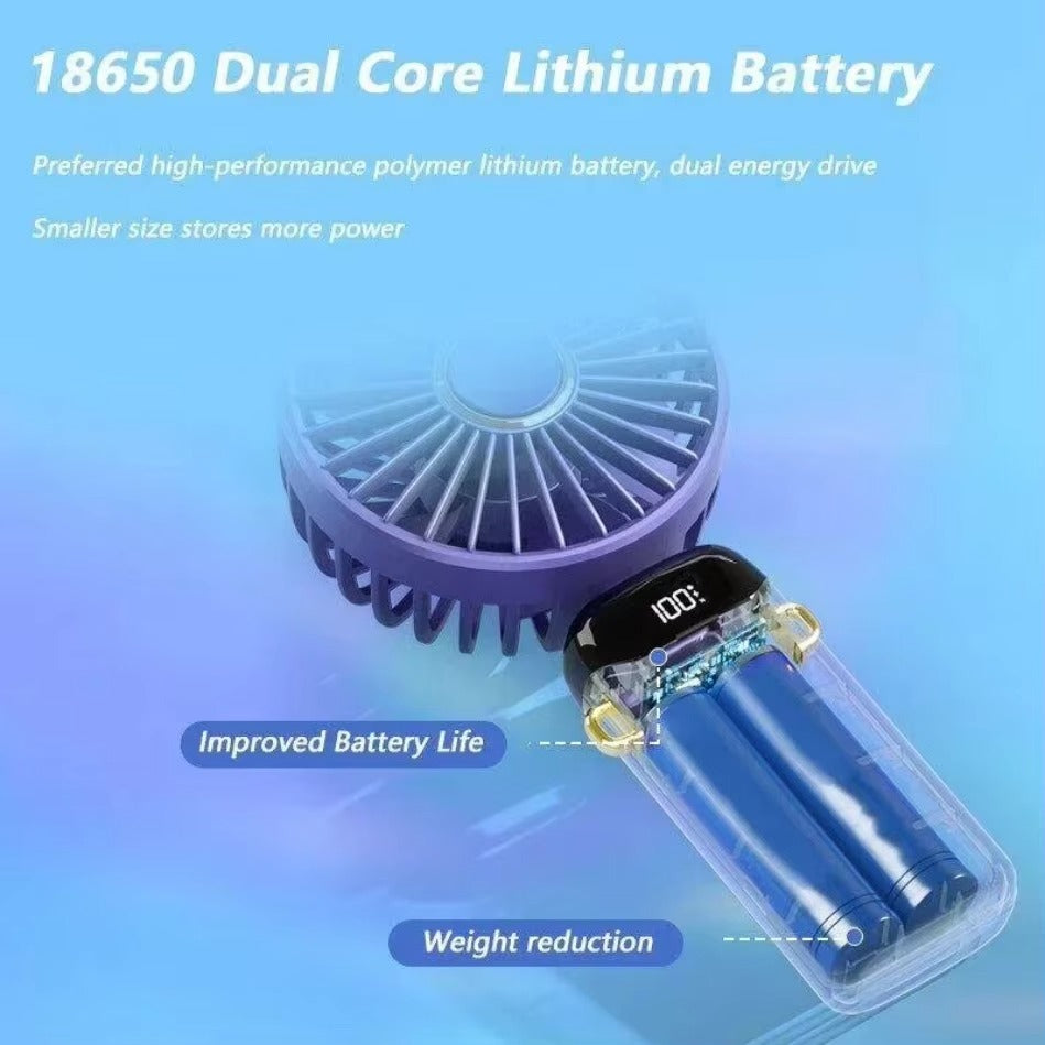 Handheld Mini Fan Foldable Portable