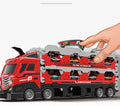 1:18 Car Launching 3-Layers Racing Truck Track Set - 8Pcs Cars