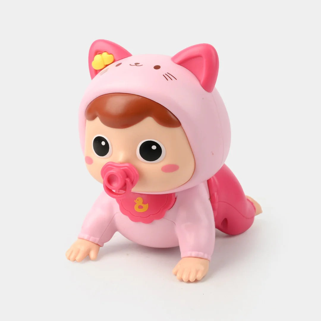 Crawling Baby Doll Toy with Music