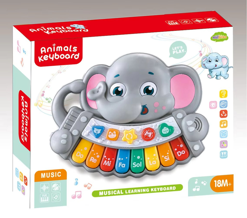 Elephant Piano Toy for Toddlers