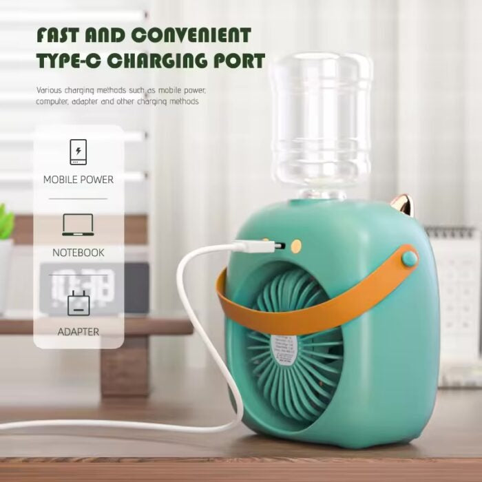 Water Mini Air Conditioner Cooling Fan