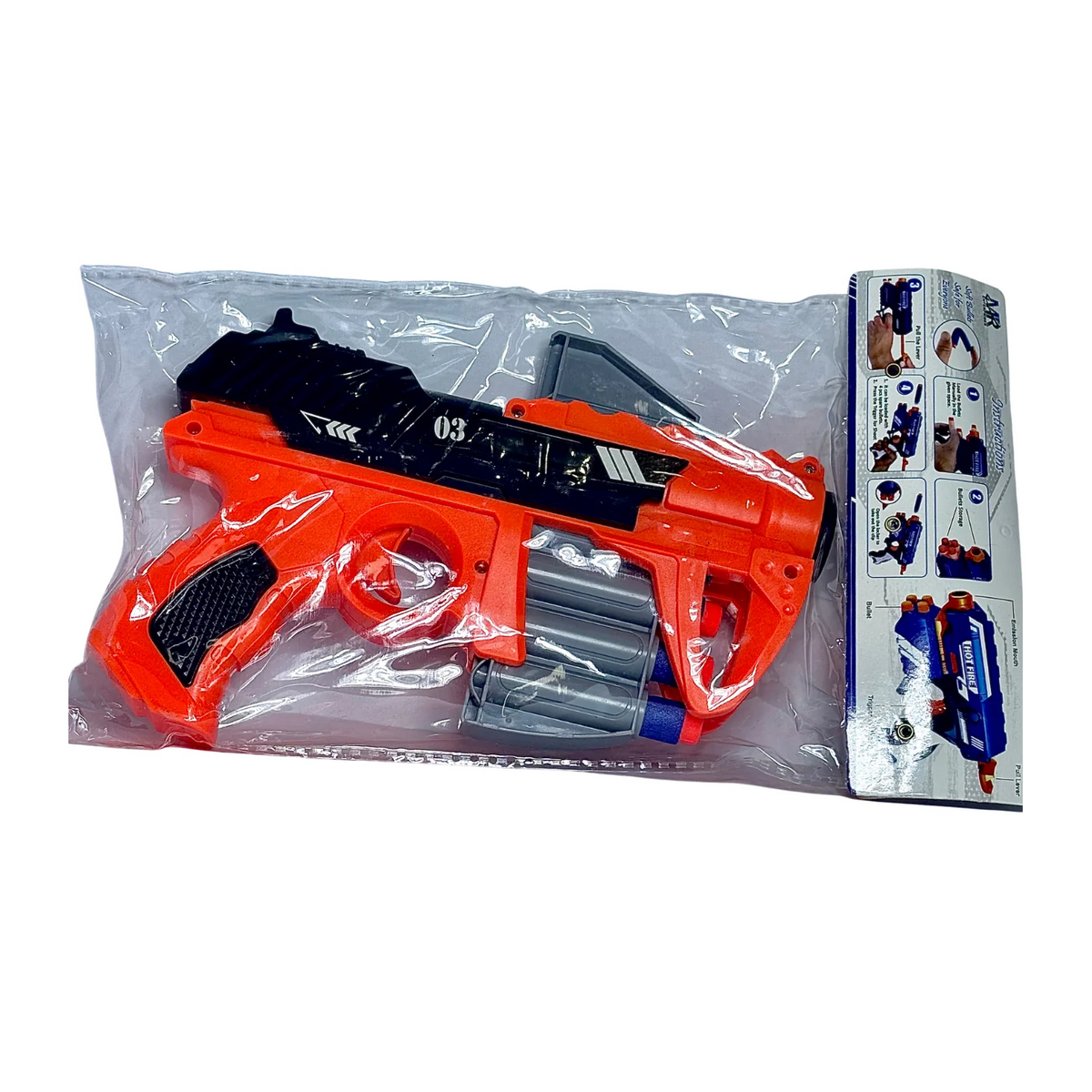Medium Size Nerf Foamic Refills Dart Shooter