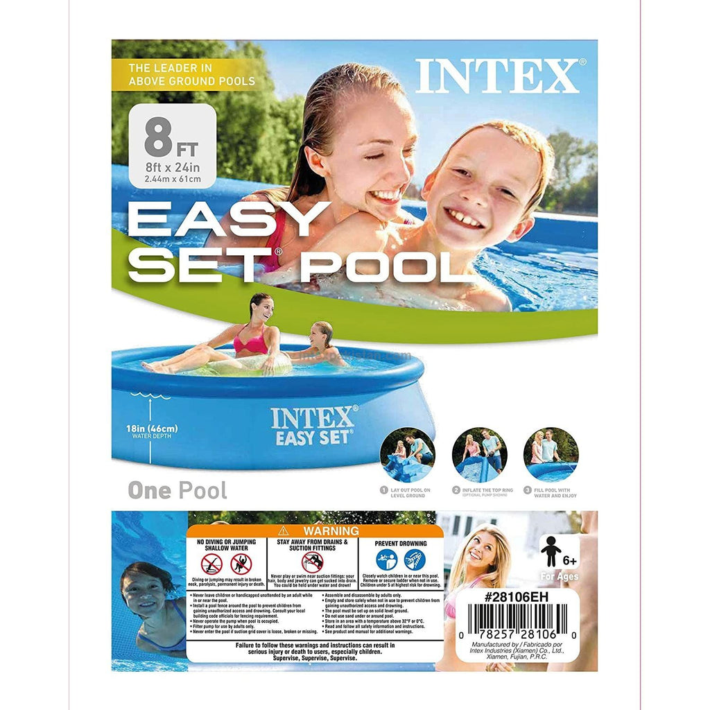 INTEX Easy Set Pool 8ft x 24"