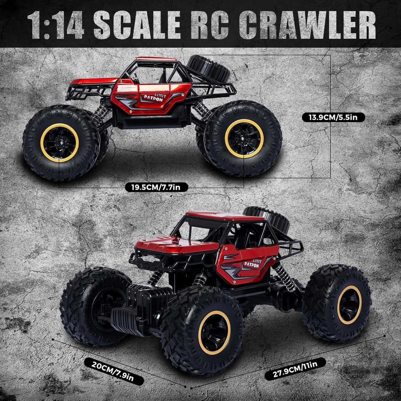 4WD High-Speed Remote Control Monster Truck | 2.4GHz Off-Road Racing Vehicle