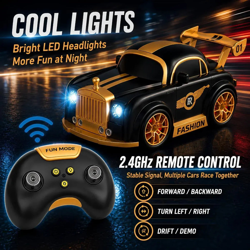 Remote & Induction Controlled Rolls Royce Drift Car