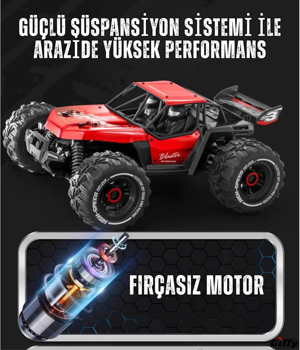 2.4GHz RC Alloy High Speed Blaster Off-Road Truck
