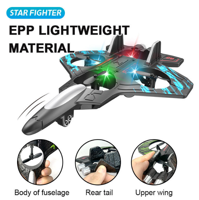 2.4GHz RC EVA Fighter Jet Model